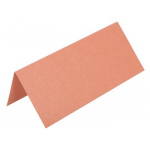 Bordkort metallic pk/10 stk. Lys pink