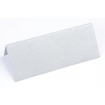 Bordkort metallic pk/10 stk. Sølv