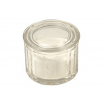 Saltbox glas m/låg