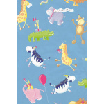 Gavepapir Økonom "Kalasdjur" 57 cm.