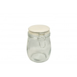 Opbevaringsglas hvid patentlåg (lille)