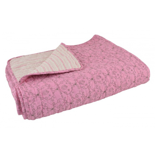 Quilttæppe “Sandra” Pink