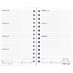 Mini-planner 2015 refill m/spiral 8x13 cm. 109085