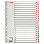 Register Esselte A4 Maxi 1-20 grå 100126