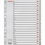 maxi register med alfabet, ekstra bred velegnet til inddeling af plastlommer