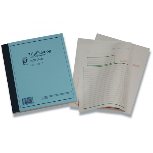 Triplikatbog 10015, Med talkolonne, 200x148 mm. 21 linjer