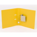 Brevordner A4 Qline Gul 50 mm. m/metalskinne - Image 3