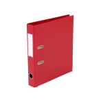 Brevordner A4 QLine Rød 50 mm. m/metalskinne 100360