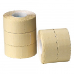 Prisetiketter 26x12 mm. Hvid permanent (1500 stk)