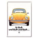 Metalskilt "VW er läuft.." 10x14 cm