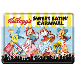 Metalskilt "Kelloggs" sweet" 10x14 cm