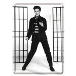 Metalskilt "Jailhouse Rock" 10x14 cm