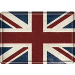 Metalskilt "Union Jack" 10x14 cm