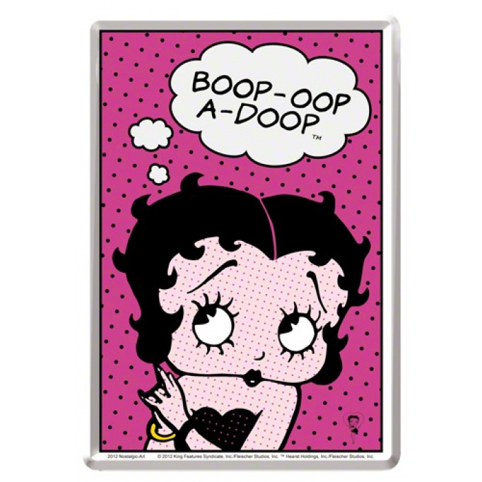 Metalskilt "Betty Boop" 10x14 cm - Image 1
