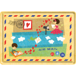 Metalskilt "Air Mail" 10x14 cm.