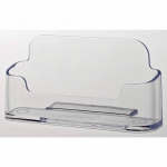 Visitkortholder klar plexiglas t/40 kort 371500
