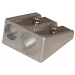 Blyantspidser dobbelt aluminium 384600
