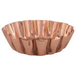 Fyrfadsstage kobberlook rund