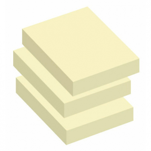 Selvklæbende blokke 38x51 mm. QLine (12 stk.)
