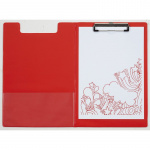 Clipboard m/forside A4 Rød