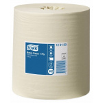 Aftørringsrulle Tork M2 310 1-lags 300 mtr. (gul) 120150