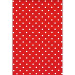 Gavepapir Økonom "Dots rød" 57 cm.