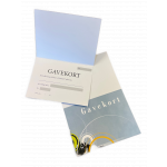 Gavekort A6 dobbelt m/fortrykte felter