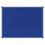 Opslagstavle m/blå filt 60x90 cm. blå 5372676