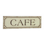 Metalskilt "CAFE"