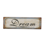 Metalskilt "Dream" (132)