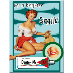 Magnet 8x6 cm. "For a brighter smile"