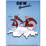 Magnet 8x6 cm. "Audi DKW Hummel"