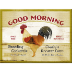 Magnet 8x6 cm. "Good Morning"