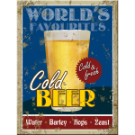 Magnet 8x6 cm. "Cold Beer"