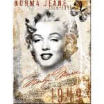 Magnet 8x6 cm. "Marylin Monroe - portræt"