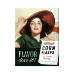 Magnet 8x6 cm. "Kelloggs Flavor Does It"