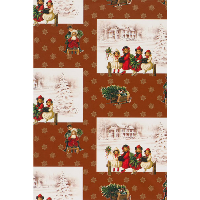 Gavepapir Økonom Jul "Christmas Child" 57 cm. - Image 1