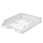 Brevbakke sæt Esselte m/forkromet stativ (Hvid)