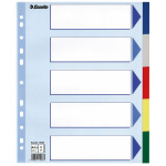 Faneblade m/farver Esselte A4 Maxi 5-delt 15266