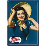 Metalskilt "Pepsi Cola" 10x14 cm