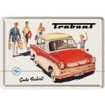 Metalskilt "Trabant Gute Fahrt" 10x14 cm