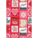 Gavepapir Økonom Jul "Woodheart" 57 cm.