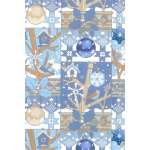 Gavepapir Økonom Jul "Birdhouse" 57 cm.