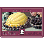 Metalskilt "Dr Oetker" 10x14 cm