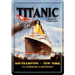 Metalskilt "Titanic" 10x14 cm