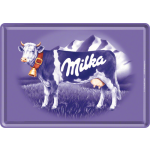 Metalskilt "Milka" 10x14 cm