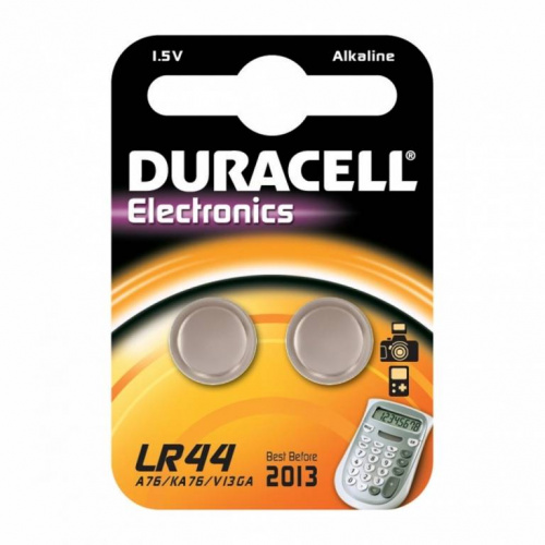 Batteri Duracell LR44 (2 stk)