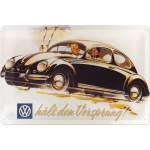 Metalskilt "VW Vorsprung" 20x30 cm