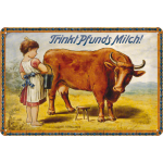 Metalskilt "Pfunds Mädchen.." 20x30 cm