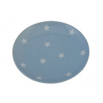 Tallerken Stars (lyseblå)